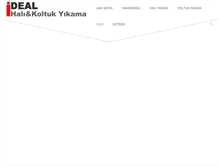 Tablet Screenshot of idealhaliyikama.com